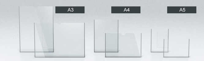 Карманы из акрила