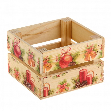 Деревянный ящик для подарков