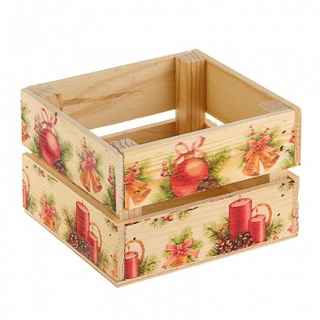 Деревянный ящик для подарков
